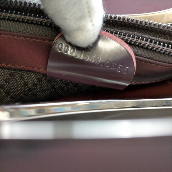 Auth Gucci Hand Bag Bordeaux Nylon #43614G31 - Picture 9 of 9